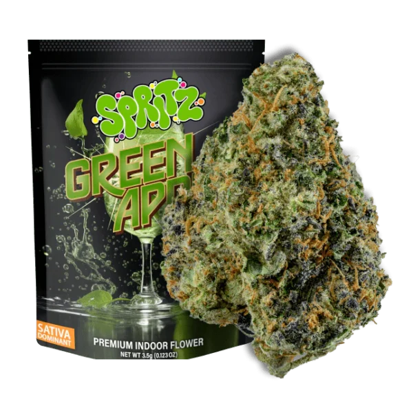 SPRITZ - Green Apple - THCA Flower - 3.5 Grams